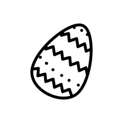 easter egg decorative decoration spring chicken - icon flat vector illustration journal symbol doodle stickers sheets sheet pack set
