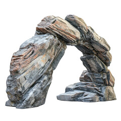 Arching Stone Rock Formation Nature Landscape Grey Brown Colors,