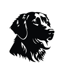 Golden Retriever dog   vector illustration 