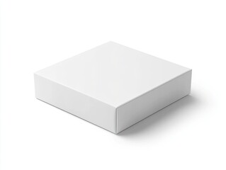Blank Square Gift Box Isolated