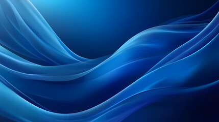 Fototapeta premium Blue Abstract Waves Wallpaper