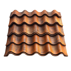 Rustic Brown Shingle Roof Texture Design Element,