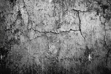 Cracked concrete wall texture, urban decay background