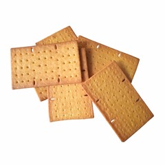 Biscuits on a isolated white