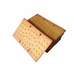Biscuits on a isolated white