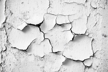 Obraz premium Cracked paint wall texture; urban decay backdrop