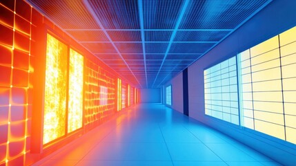 Heat detection for checking temperature in solar energy systems. Featuring diagnostics and energy management