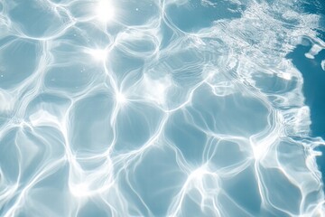 Obraz premium This image captures the stunning interplay of light on the water surface, showcasing a dance of reflections and serenity.