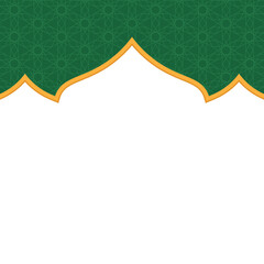 Islamic Header with Pattern