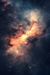 Fototapeta premium sunset in the space