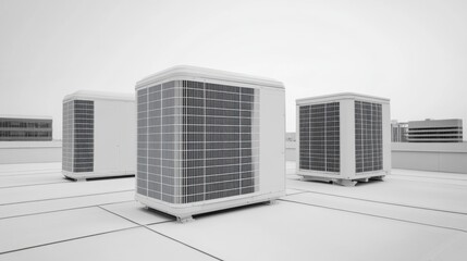 Heat detection for inspecting air conditioning units in commercial buildings. Featuring diagnostics and efficiency checks