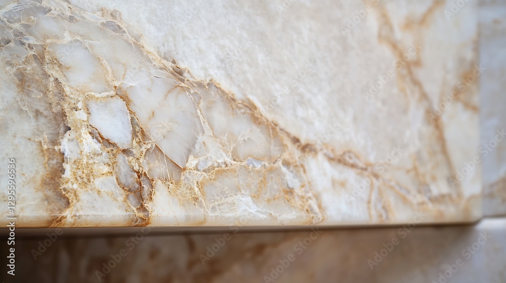 Leinwandbilder close up of elegant marble surface showcasing intricate patterns and natural stones with beautiful t