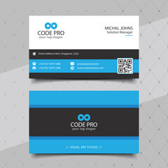 Creative Business card Premium Vector
