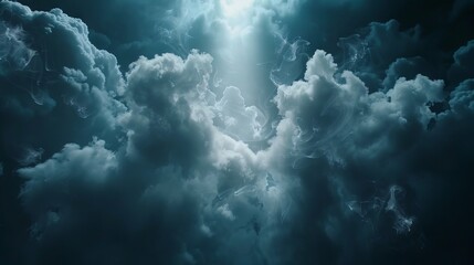 Ethereal swirling smoke on a dark backdrop with layered fog texture, perfect for modern photos and creative artwork compositions.
