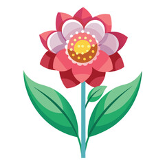 Collection of  flowers and branches illustration