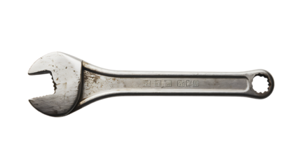 Rusty Adjustable Wrench, Metal Tool, Maintenance Equipment, Repair Workshop