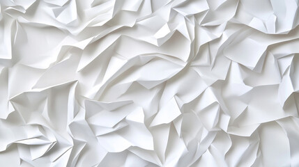 Obraz premium Vibrant Gradient Background – Crumpled White Paper Texture Deep - Version 6