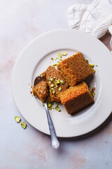 Sfouf - turmeric cake.