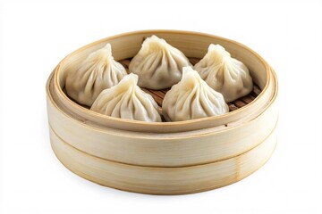 Steamed Chinese dumplings, momos on a wooden plate, fresh and gourmet, perfect for a meal or snack.