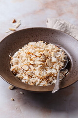Lebanese rice with noodles.
