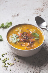 Split pea soup with ham.