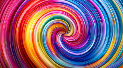 Vibrant Swirling Colors in a Hypnotic Abstract Design Background