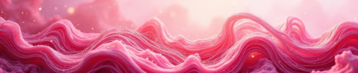 Dusty rose background, intertwined natural line drawings, surface, leaf