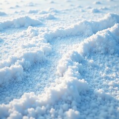 Deep, untouched snow; granular surface detail , winter, pattern, white background