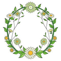 Obraz premium a beautiful flower frame 