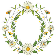 a beautiful flower frame 