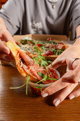 chef preparing pasta