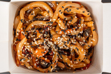 pretzels on white background