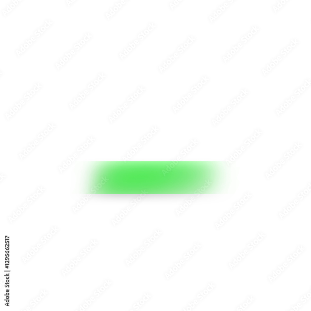 Fototapete transparent green gradient button. abstract geometric shapes rectangle gradient shape on transparent