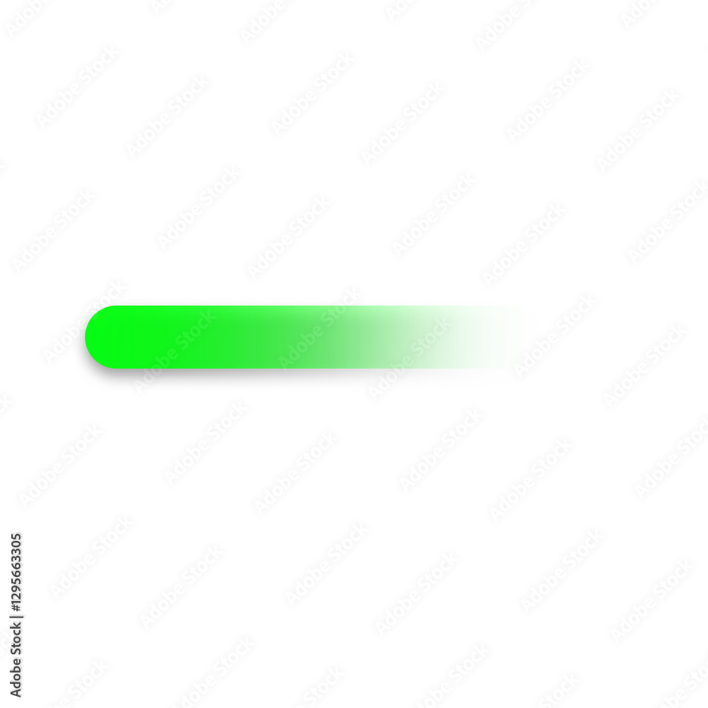 Fototapete transparent green gradient button. abstract geometric shapes rectangle gradient shape on transparent