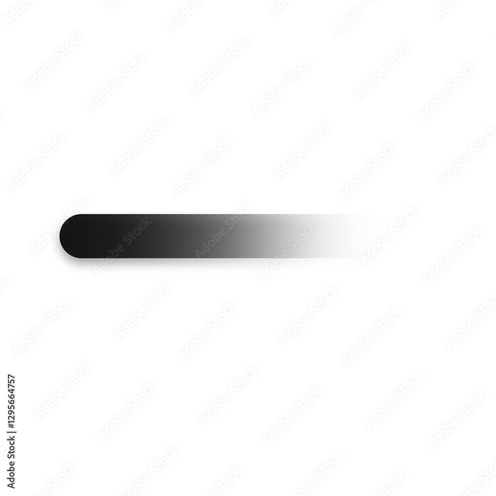 Aufkleber Transparent gradient bar. Abstract geometric shapes. Rectangle gradient shape on transparent modern style for background, banner, name card,  button, sign, sticky note, header, footer, text box