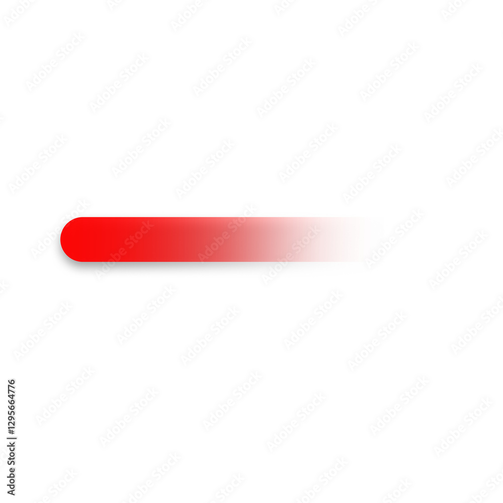 Aufkleber Transparent gradient bar. Abstract geometric shapes. Rectangle gradient shape on transparent modern style for background, banner, name card,  button, sign, sticky note, header, footer, text box