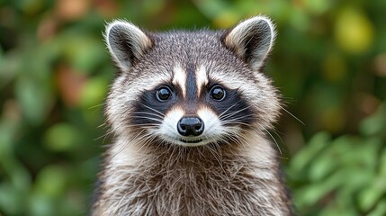 Obraz premium A close up of a raccoon looking at the camera