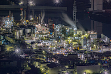 Fototapeta premium 海南市夜景