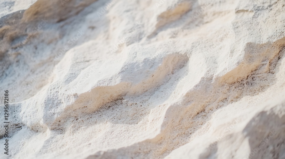 Leinwandbilder closeup detail of light beige sandstone rock surface with textured patterns and layers : generative 