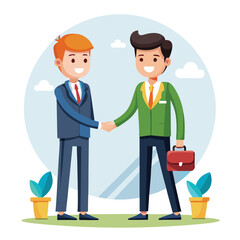 Obraz premium a business meeting 