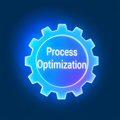 Illustration of  Process optimization - enhances efficiency, reduces costs, and improves productivity through automation, data-driven decision-making, and continuous improvement strategies