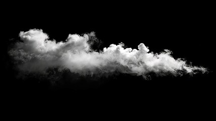 Realistic vector smoke cloud on a transparent background featuring dense fog, white haze, and abstract steam effects for versatile graphic design projects ​​