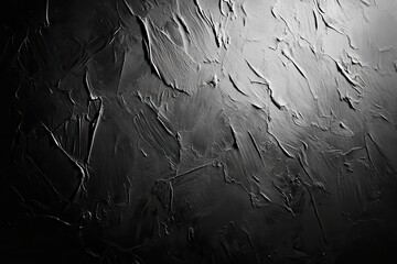 Fototapeta premium Dark textured wall, studio lit, background, design