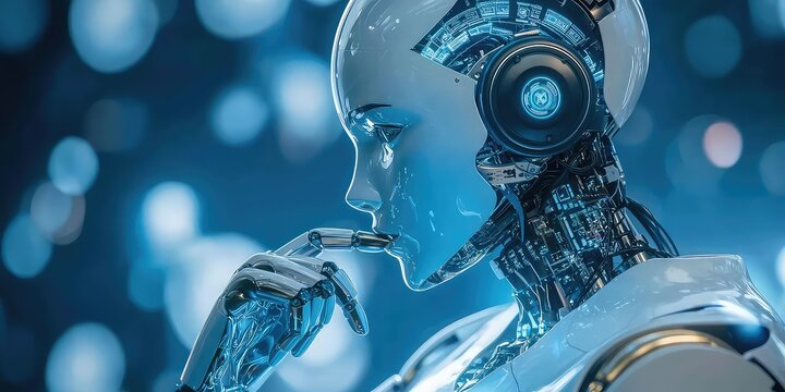 AI-powered virtual assistant reviewing research abstracts.