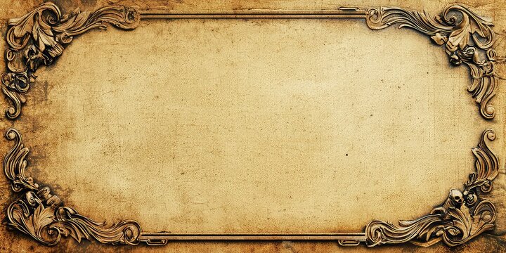Gold Parchment Border Images – Browse 12,639 Stock Photos