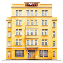 PNG Hotel hotel illustration building.