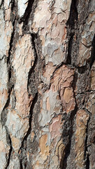 Tree bark texture. Bark pattern. Scots pine bark (Pinus sylvestris). Close-up.