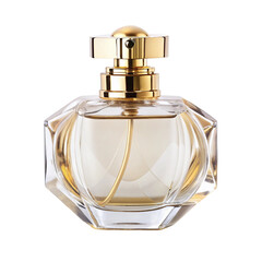 perfume bottle isolated on white