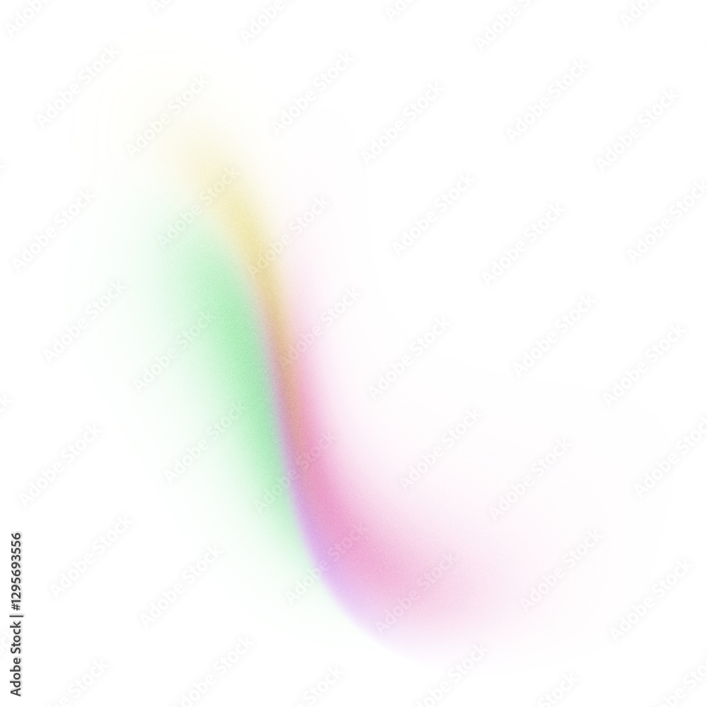 Poster green pink yellow gradient shape transparent background grainy noise texture glowing wave backdrop p