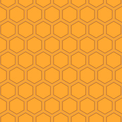 背景素材　はちみつ　ハニカム　六角形　シンプル